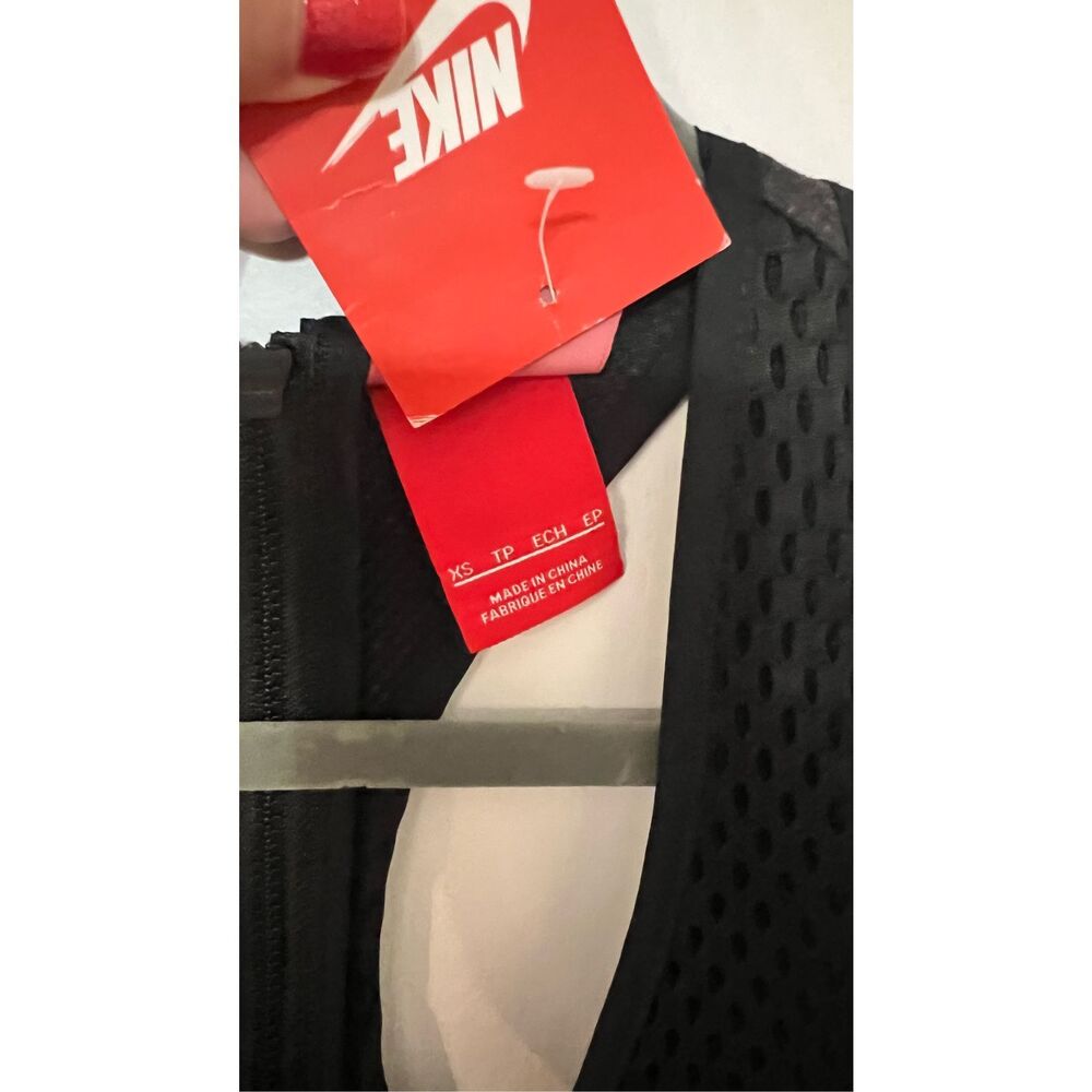 Nike Tennis WOmen's Nike CourtMesh Romper Shorts Black SZ XS ($120) - Picture 7 of 14